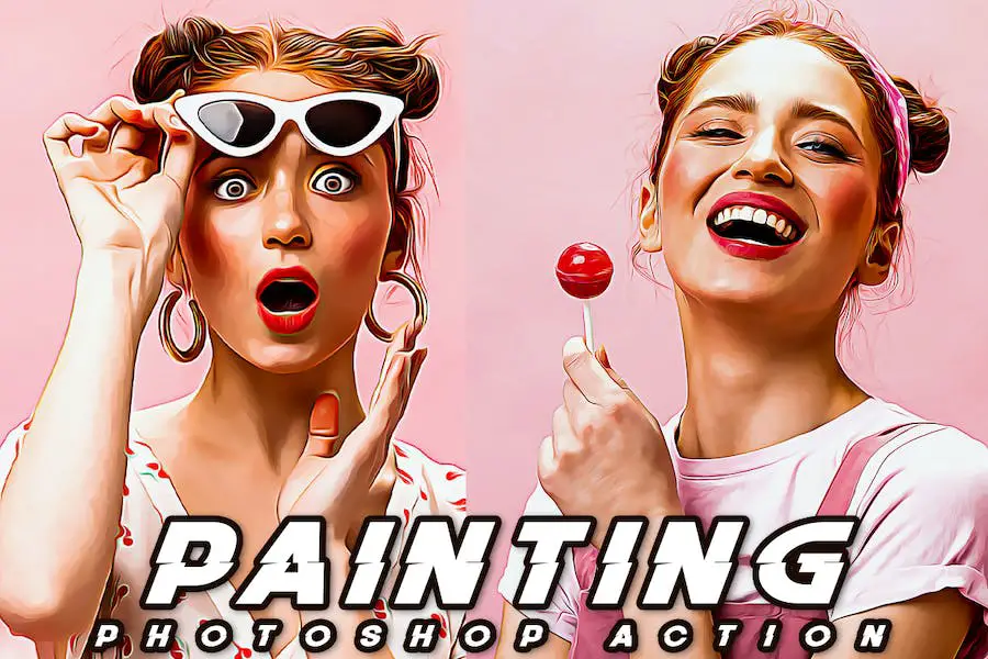 Painting Effects Photoshop Action - 