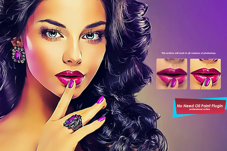 Vector Painting Photoshop Action - 