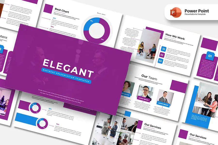 Elegant Business - PowerPoint Template - 