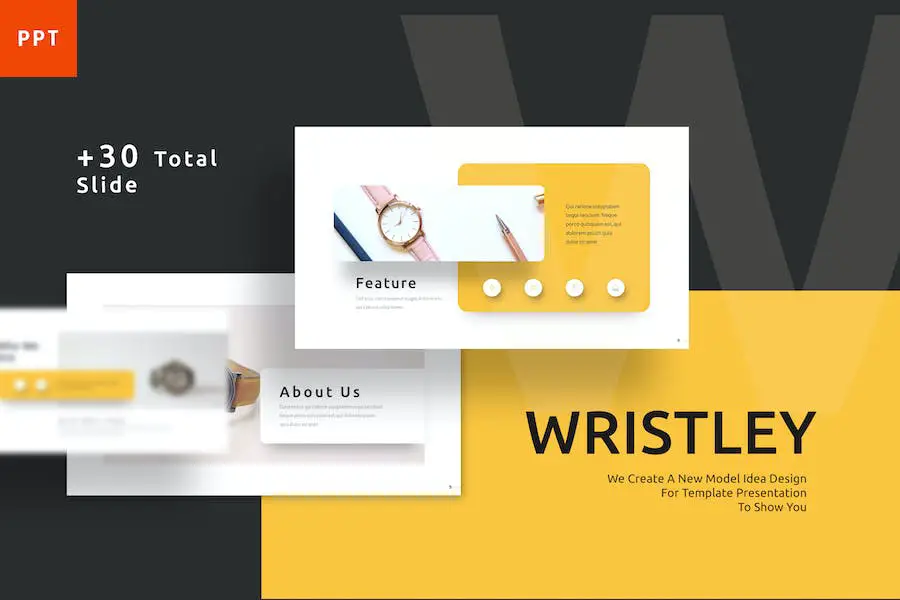 Wristley - Elegant Powerpoint Template - 