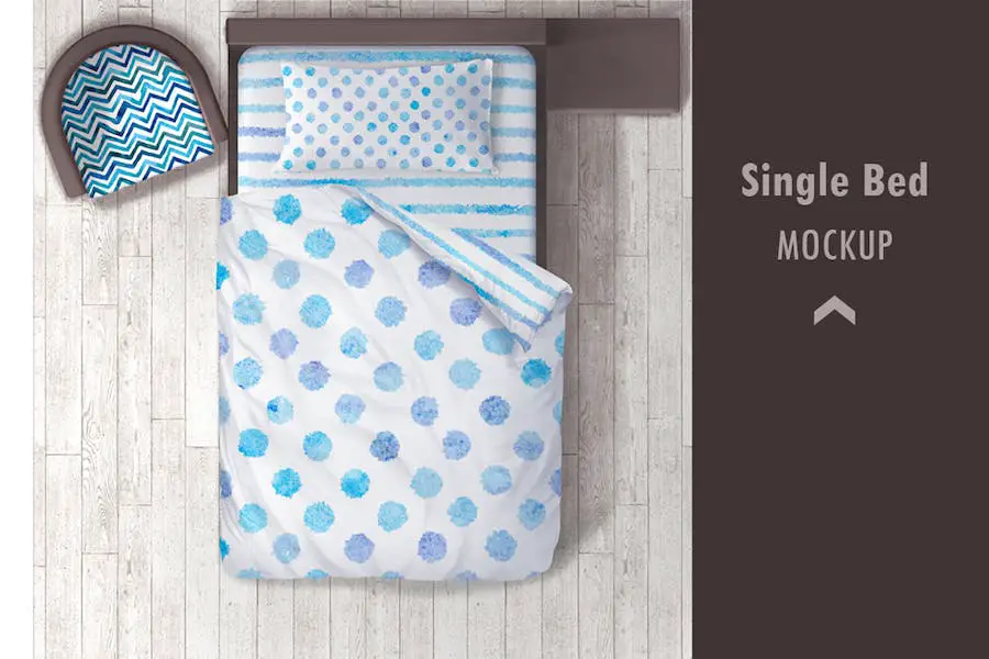 Single bed Mockup - 