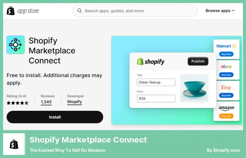 Shopify Marketplace Connect - The Easiest Way to Sell On Amazon
