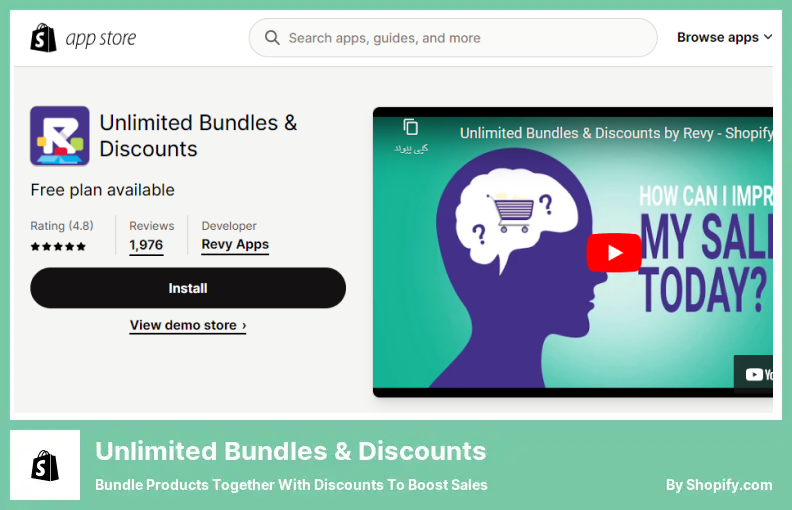 Unlimited Bundles & Discounts - Bundle Products Together With Discounts to Boost Sales