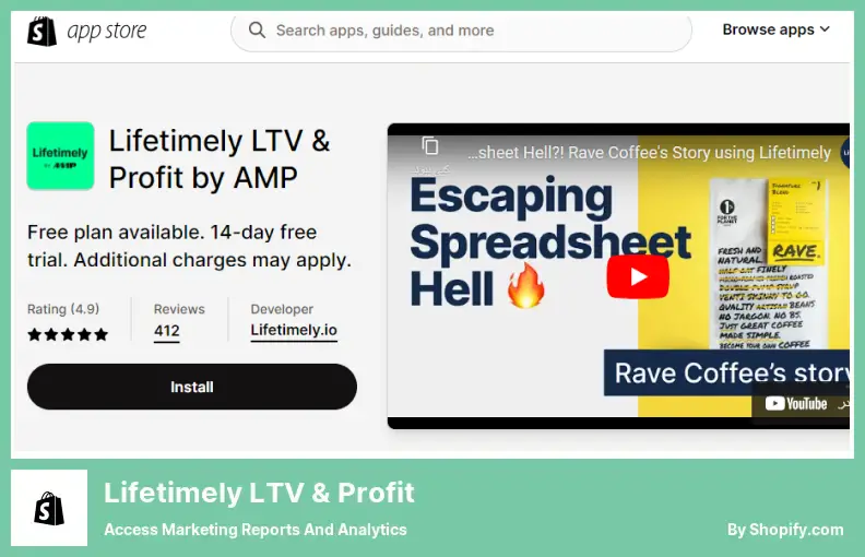 Lifetimely LTV & Profit - Access Marketing Reports and Analytics
