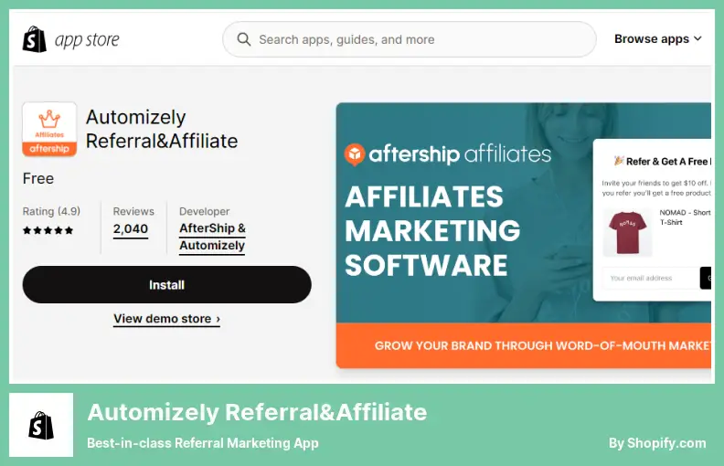 Automizely Referral&Affiliate - Best-in-class Referral Marketing App