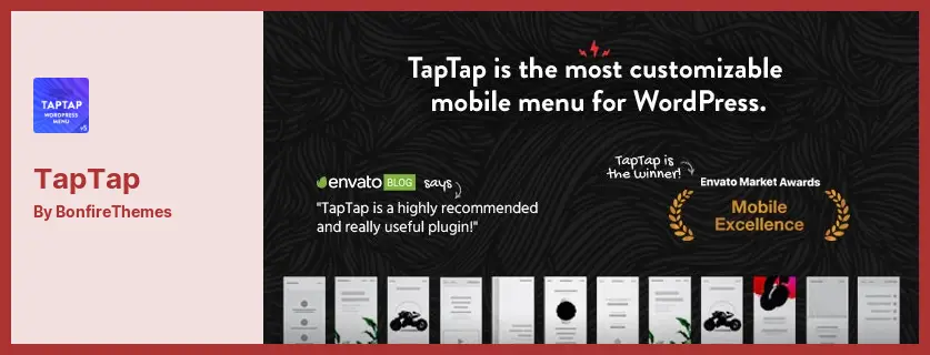 TapTap Plugin - a Super Customizable WordPress Mobile Menu