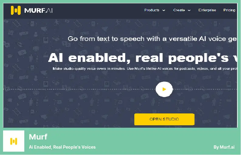 Murf - Ai Enabled, Real People's Voices