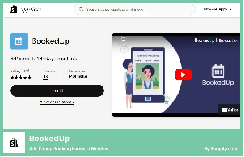 BookedUp - Add Popup Booking Forms in Minutes