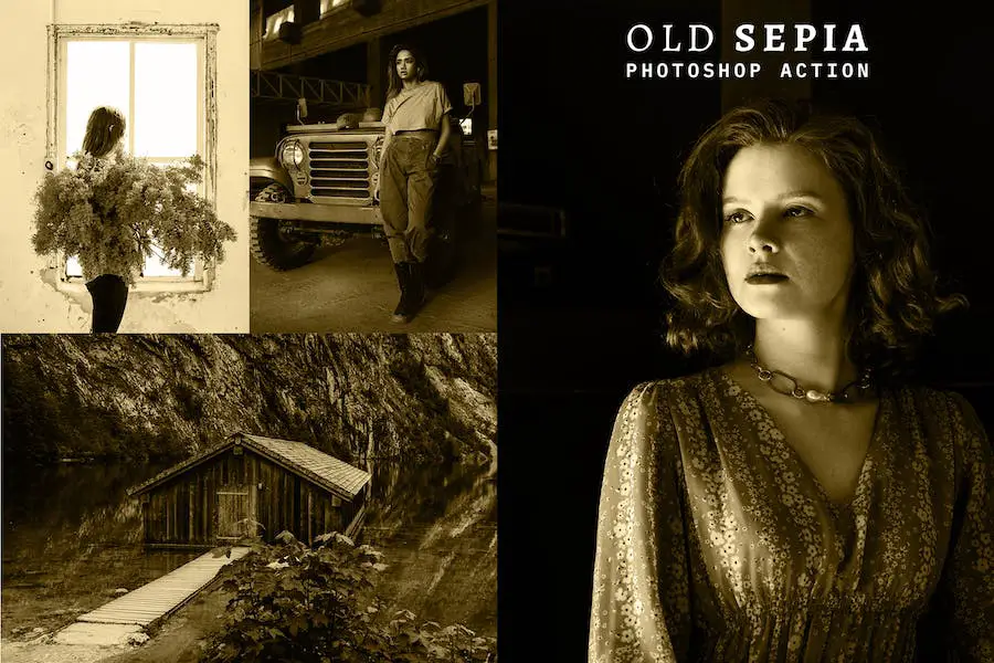 Old Sepia - Photoshop Action - 