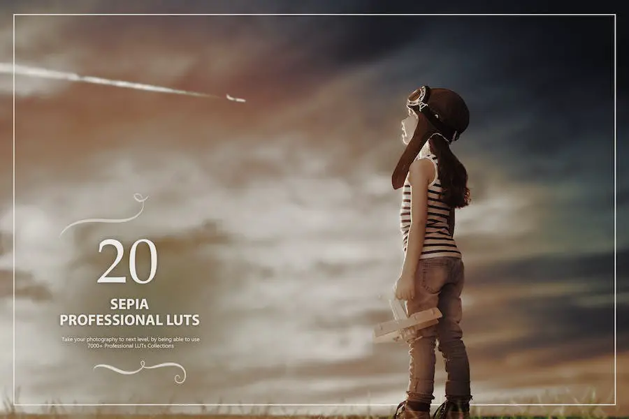 20 Sepia LUTs Pack - 